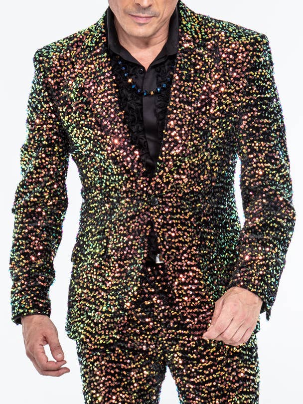 herre pailletsæt, Sico C sort/guld for engroshandel hos Angelino