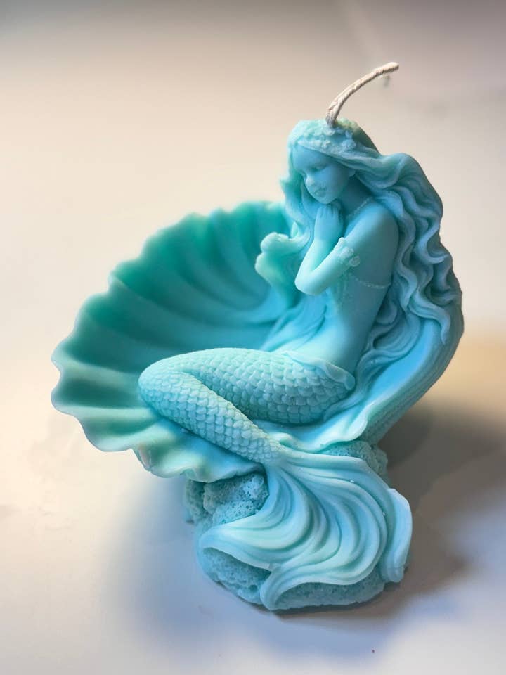 Kaars met slapende zeemeermin voor wholesale door Home Pro Idea