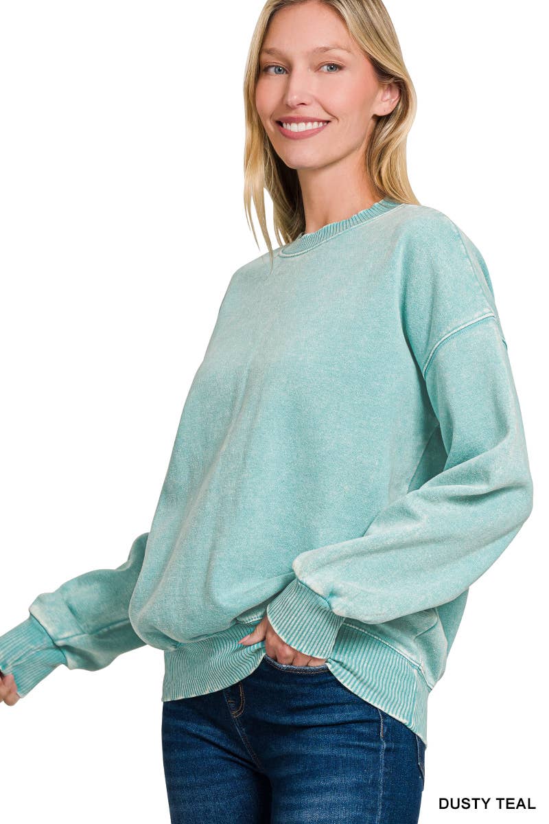 42POPS – Sweatshirt - Mulher por atacado – ',.._ Sweatshirt de Lã Polar Snow Wash27