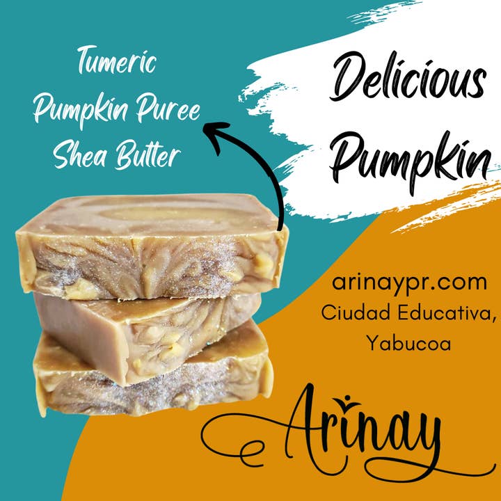 Savon artisanal crémeux à la citrouille pour la vente par Arinay