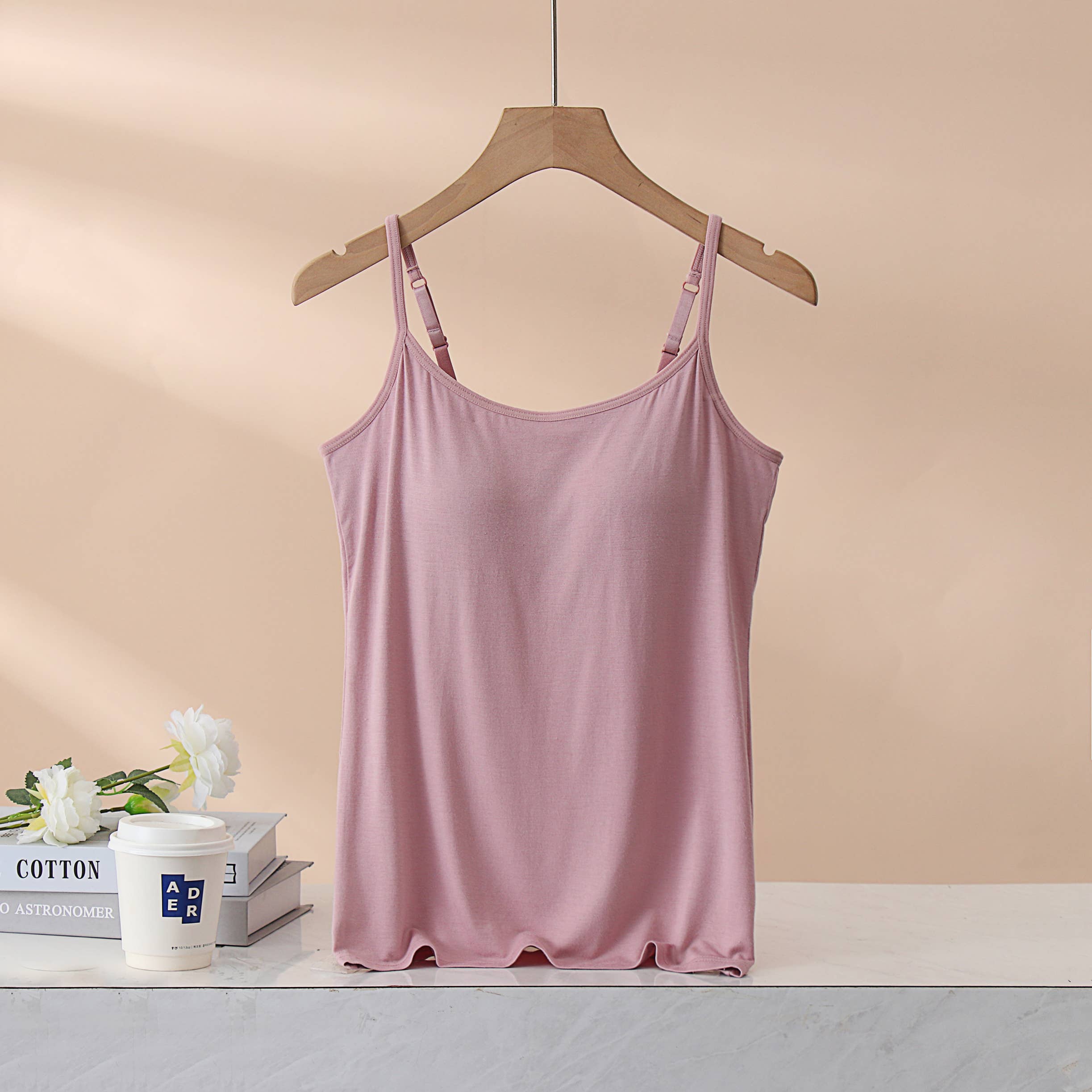 Rosa Clothing - Wholesale Camisole - Women's - built-in bra camisole top1