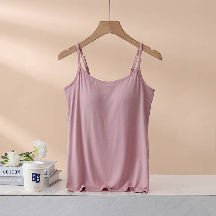 Rosa Clothing - Wholesale Camisole - Women's - built-in bra camisole top1