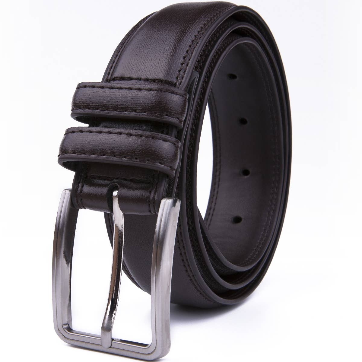 Brown Men's Genuine Leather Dress Belt -1179(Brown) for wholesale on Faire0