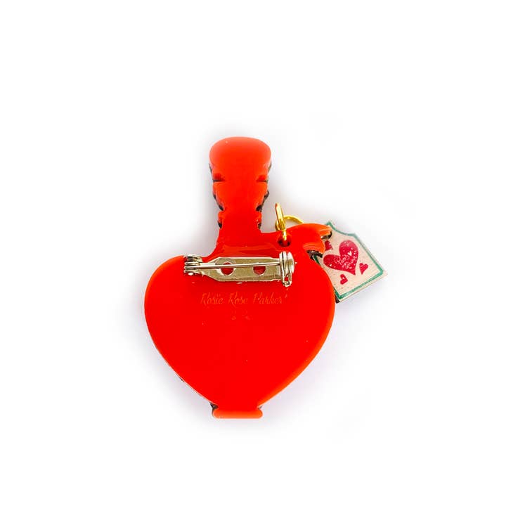 Rosie Rose Parker - Wholesale Brooch - perfume brooch perfume gifts unusual brooches quirky gifts