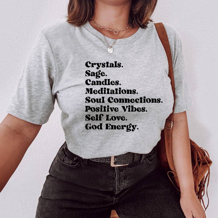 Camiseta Crystals & Sage para venta al por mayor de Badd Boss