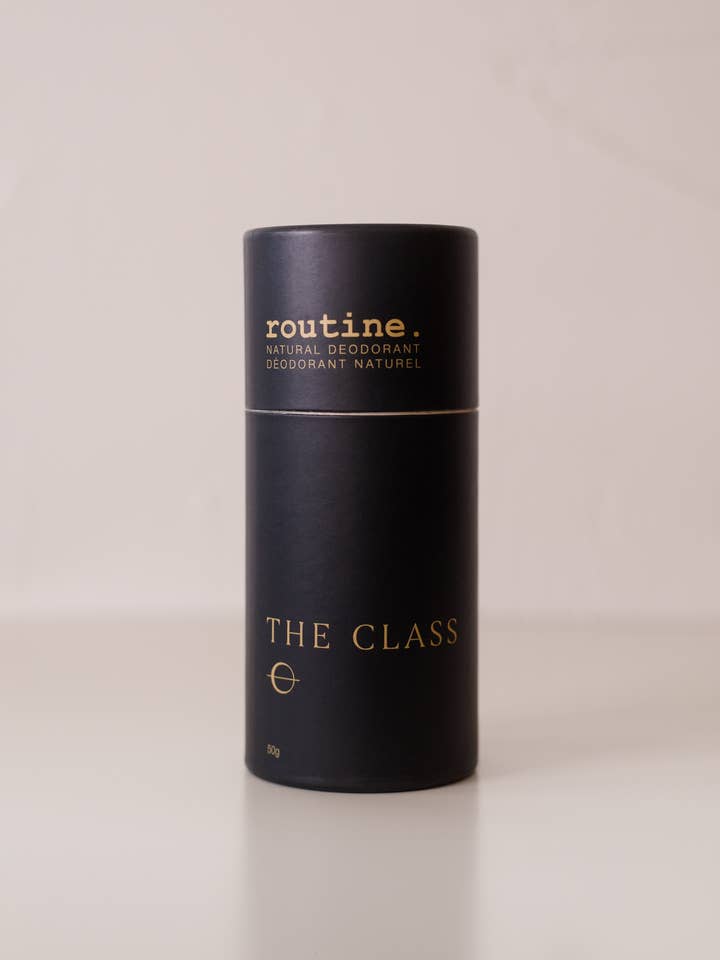 Déodorant en stick The Class (parfum de luxe) 50 g pour la vente par Routine Natural Beauty