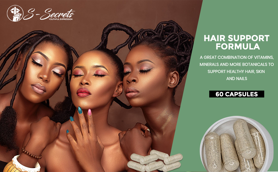 S-Secrets - Wholesale Oral Supplement/Vitamin - Women and Men Hair, Skin, Nails Plus Extra Strength Biotin 5000mcg, Vitamin A, C, D, E, Zinc7