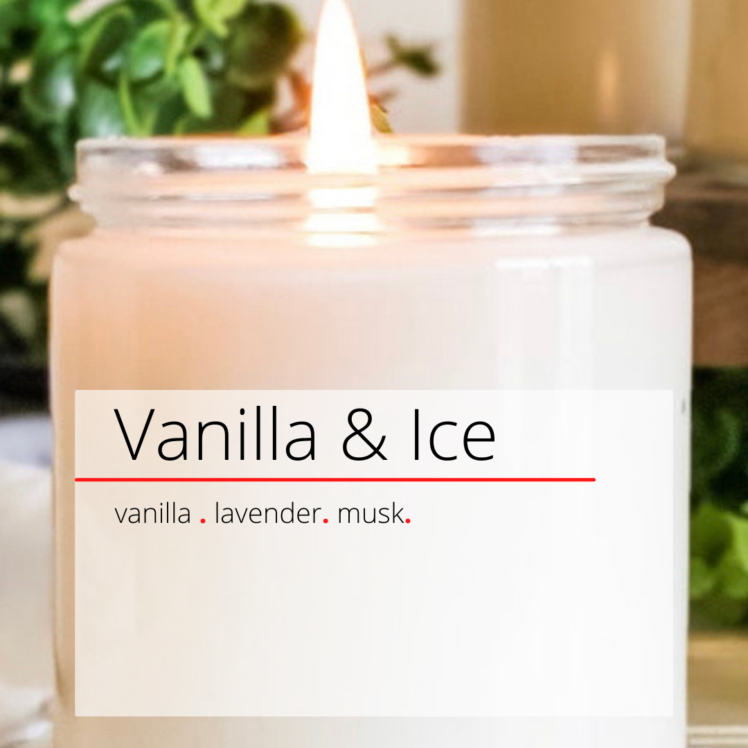 Lit Candle Co. Soy Candles Bad Ass Bee Vanilla Coffee Scented 
