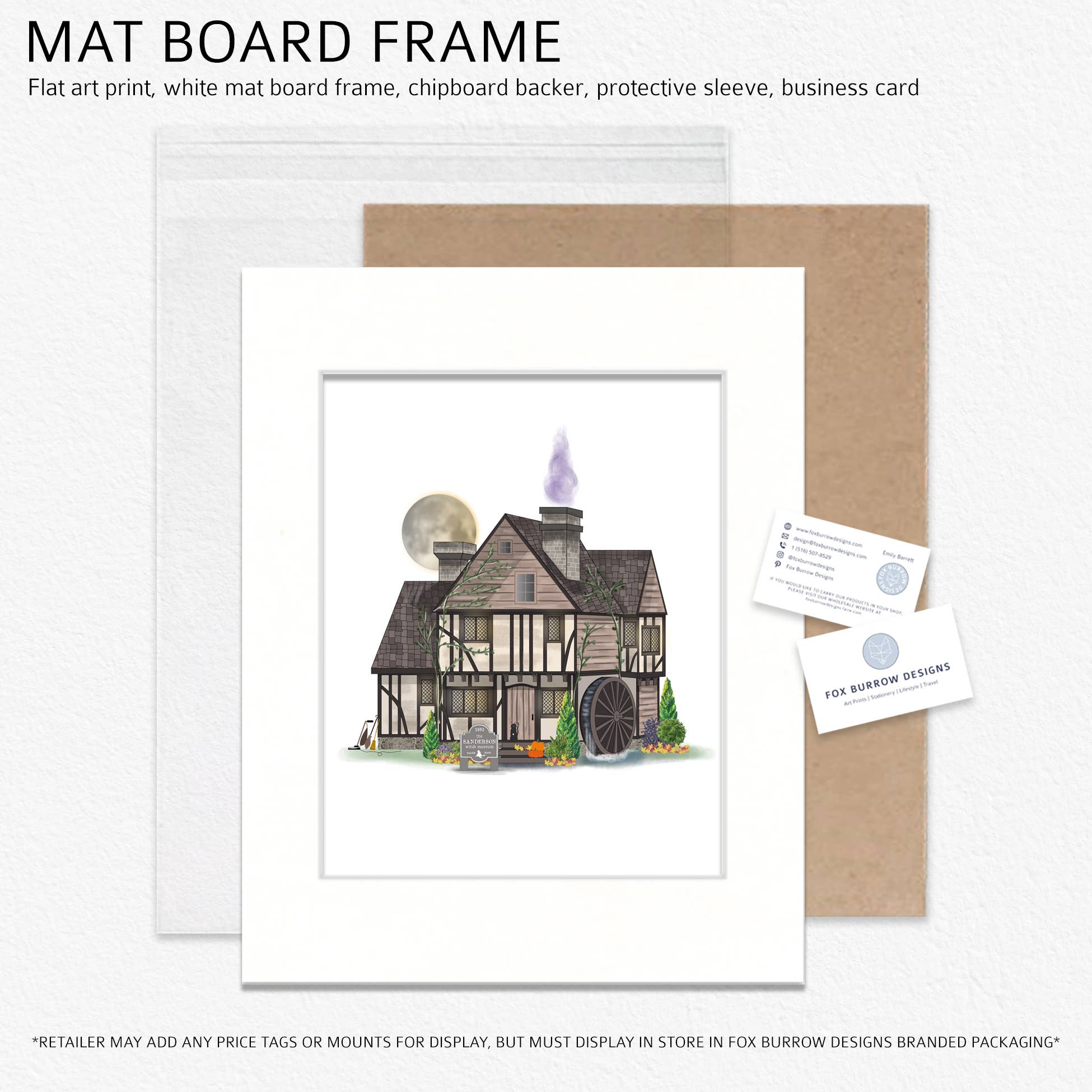 Fox Burrow Designs - Wholesale Art Print - Fiction Inspired - Witch's Cottage5