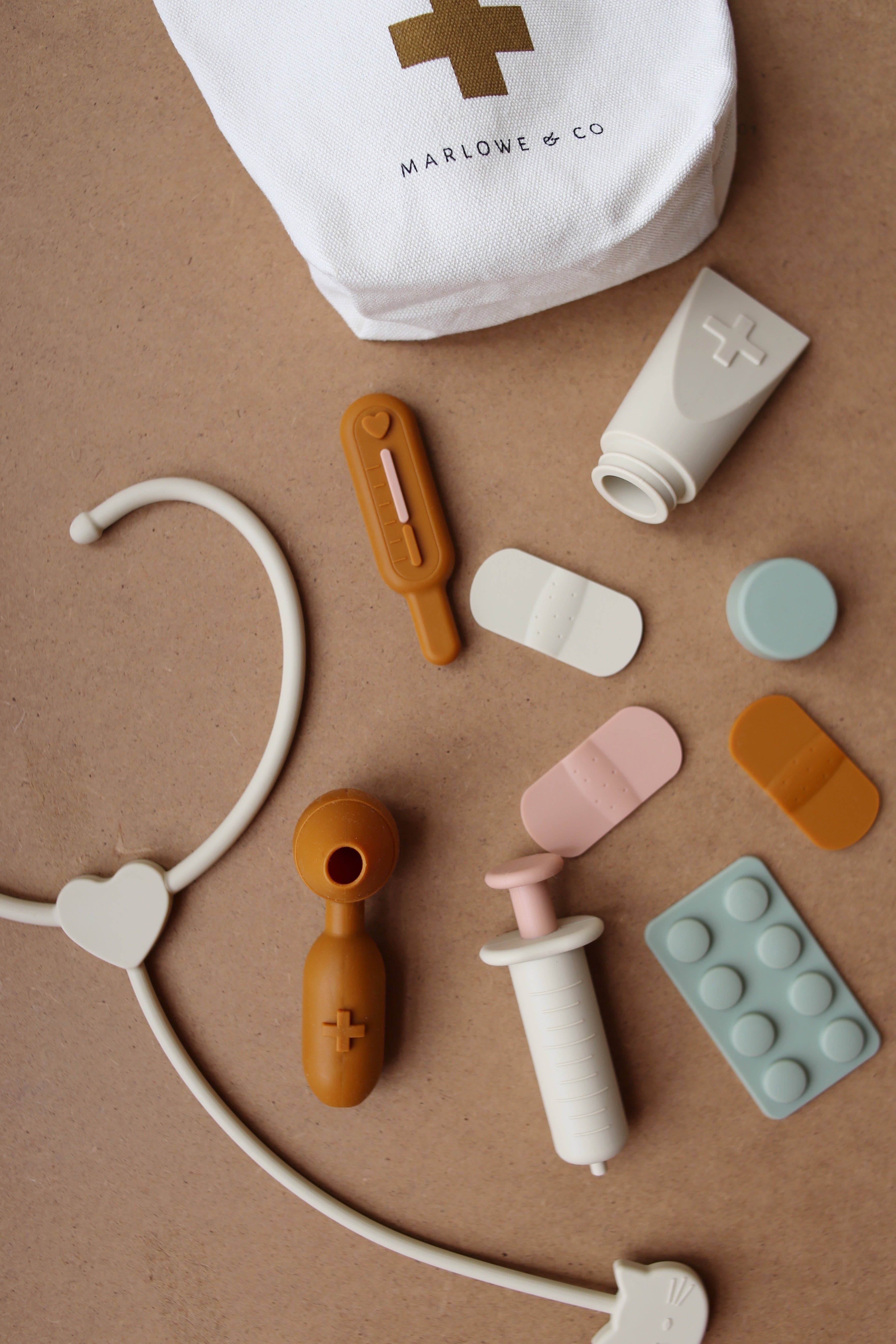 Marlowe & Co - Wholesale Toy Set - Kids - Silicone Doctor Kit Play Set11