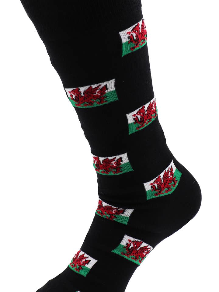 WELSH Dragon Crew Novelty - Divertenti calzini unisex per la vendita all'ingrosso da parte di SoXcellent
