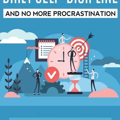 Books by splitShops - Wholesale Self-Help & Personal Development Book - The Power Of Daily Self -Discipline And No More Procrastination 2 in 1 Book: Proven Productivity Tactics To Beat Laziness And Develop Atomic Habits - Hardcover