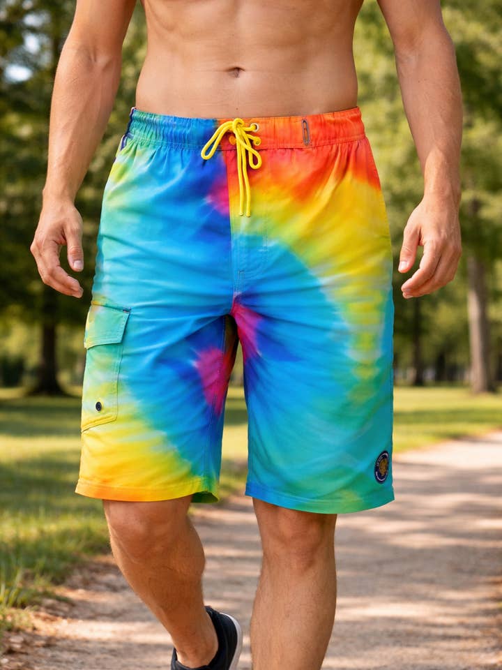 BANANA BOAT UPF50+ MEN'S QUICK DRY STRETCH SWIM TRUNKS for wholesale by Basix of America