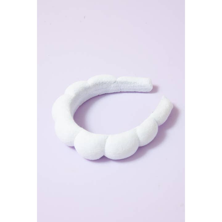 JOSSLYN by wall to wall - Wholesale Spa Headband - SPA SPONGE TERRY TOWEL HEADBAND FOR BEAUTY CARE | 40HB1225