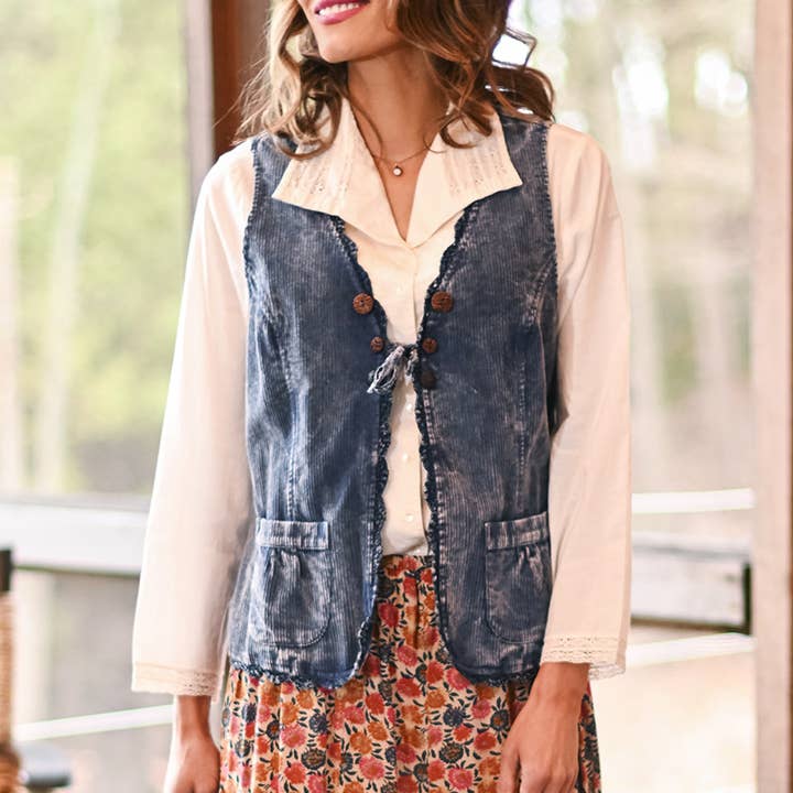 Shire Vest for wholesale by April Cornell Apparel