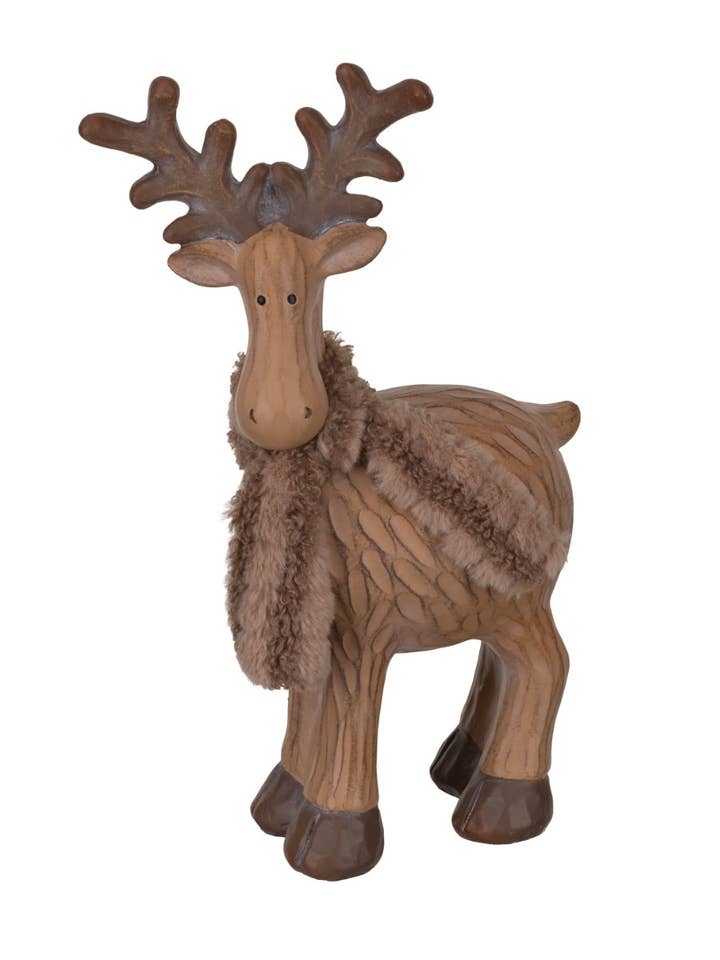 Woodland Moose Standing Decor - SM for wholesale by Regal Art & Gift