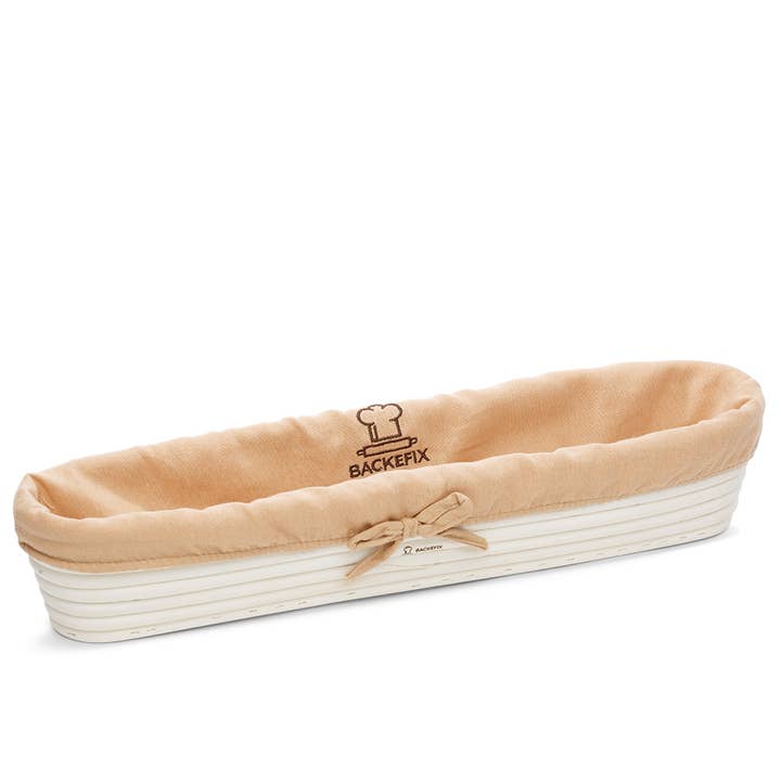 Backefix - Wholesale Bread Pan - Rectangular proofing basket (44 cm)4