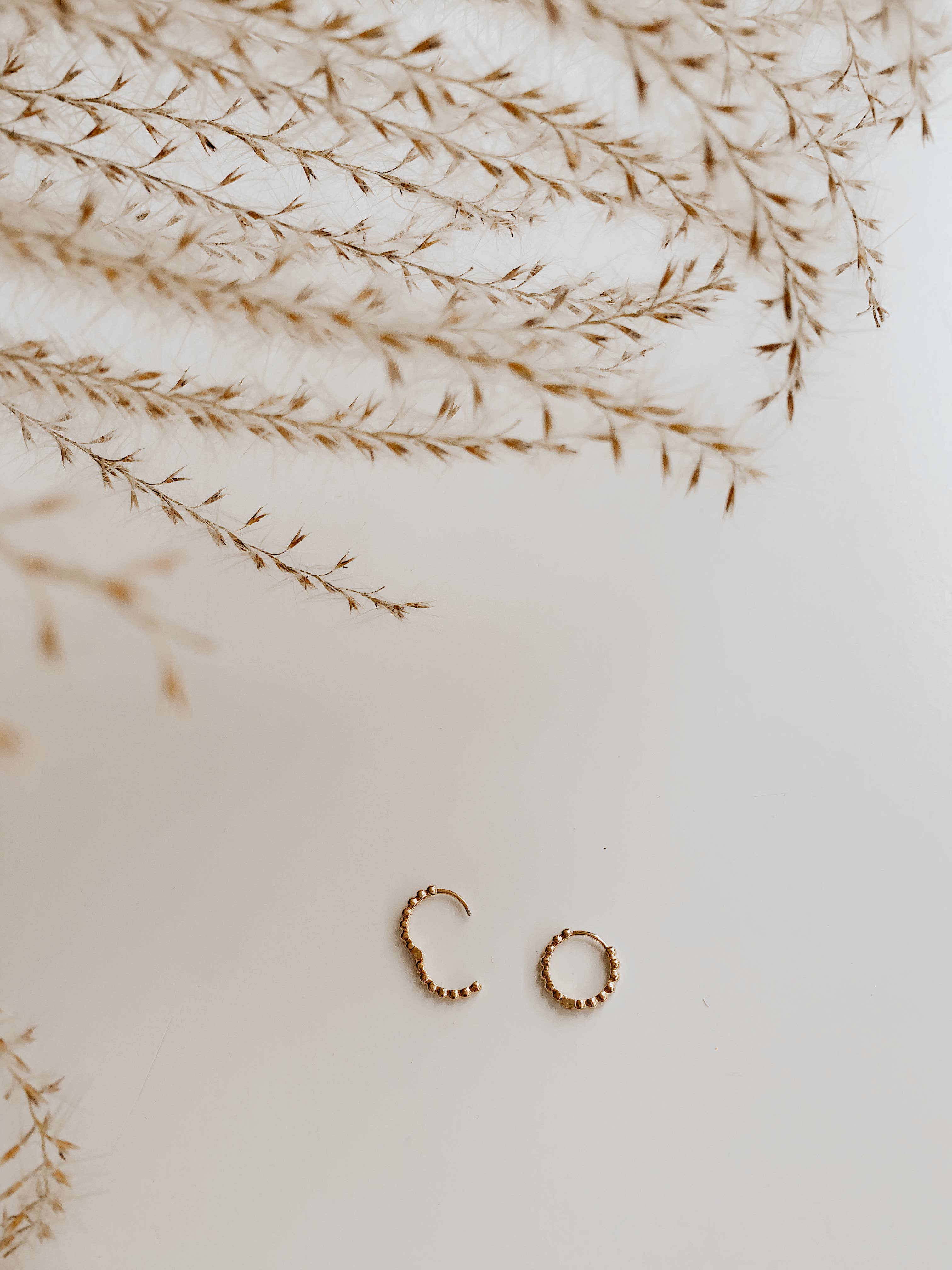 Océanne – Großhandel Hoops – Kleine goldene, glatte oder perlenbesetzte Petite Hoops1