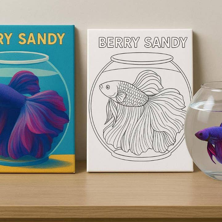 The Artist's Nest - Wholesale DIY Craft Kit - Custom Pet Portrait Painting Kit1