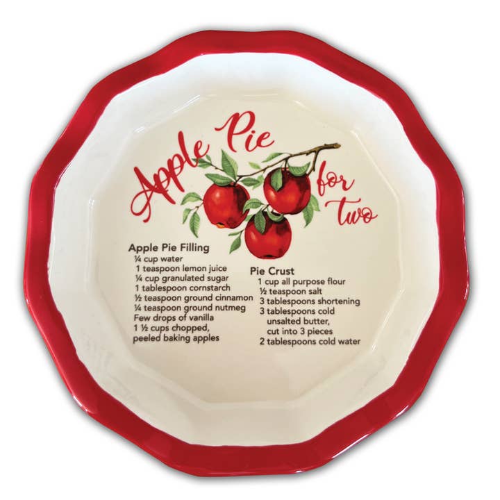Abbey & CA Gift - Wholesale Serving Plate - !New! Mini Pie Recipe PlatesÂ