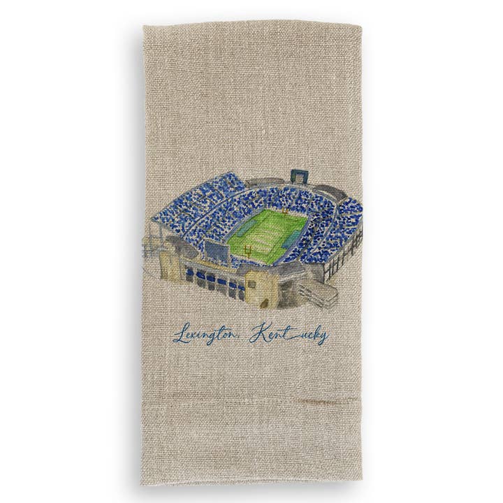 French Graffiti - Wholesale Tea Towel - Lexington, Kentucky Stadium1