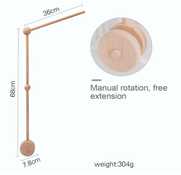 Edie & Joe - Wholesale Baby Mobile - Baby Mobile Wooden Crib Claw3