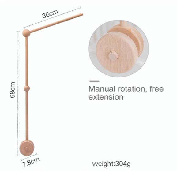 Edie & Joe - Wholesale Baby Mobile - Baby Mobile Wooden Crib Claw3