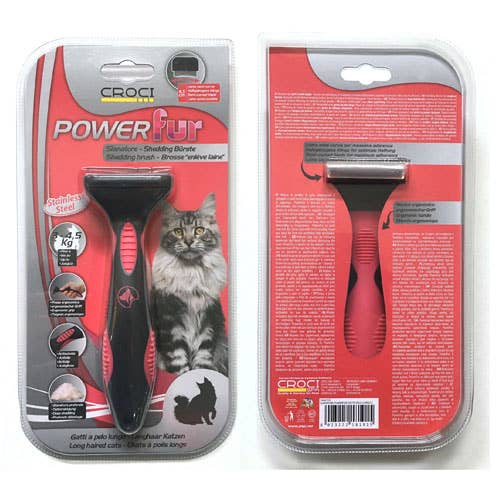 Croci - Wholesale Pet Brush - Cat/Dog - Thrower for long-haired cats - Powerfur - Crosses1