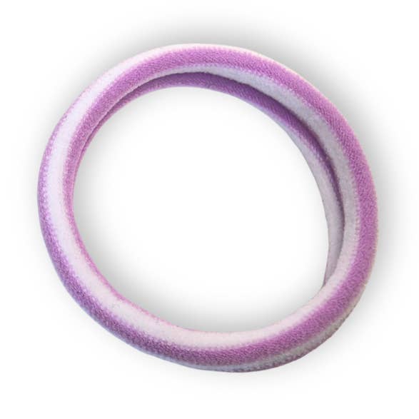 HERR&FRAUHEMPEL – Großhandel Haargummi – Damen – Haargummis - Lulu | weiß - Flieder0