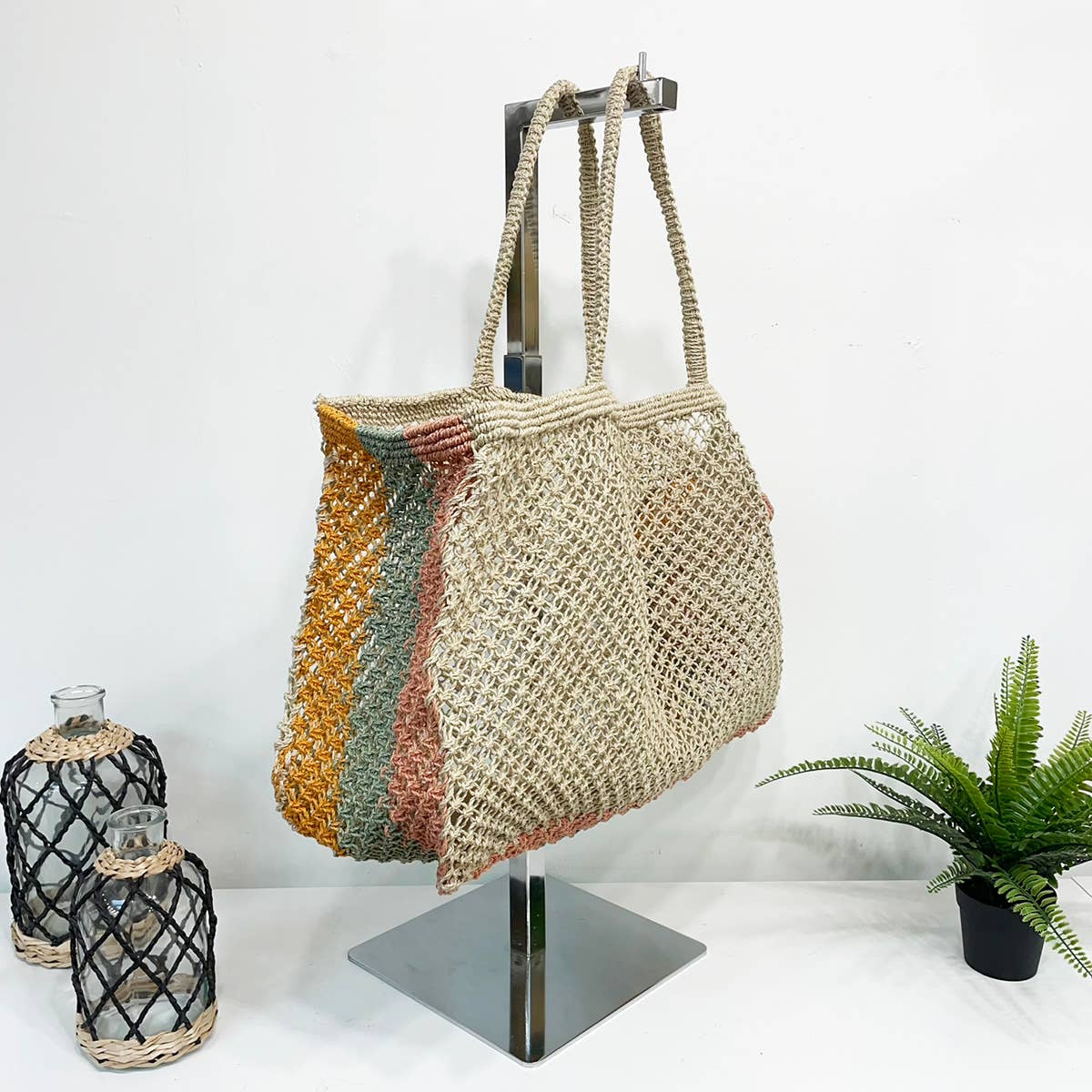 Anju Jewelry - Wholesale Beach Bag - Ibiza Bag - Oversize Jute Beach Bag4