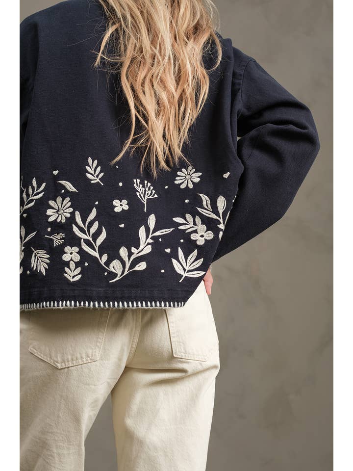 RAISONNEL - Wholesale Jacket - Women's - Embroidered Folk Jacket - RJ107518