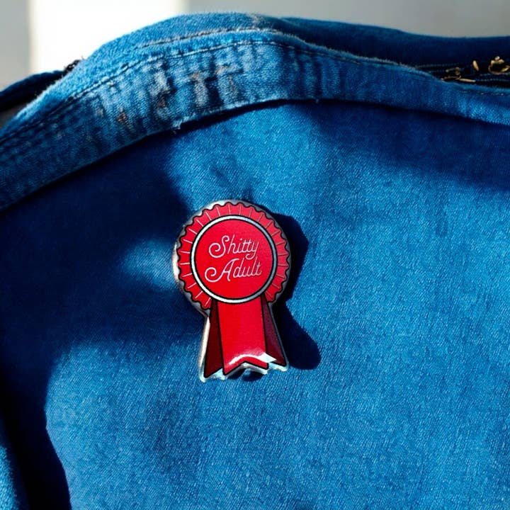 The Enamel Pin Factory - Wholesale Lapel pin/button - Shitty Adult - Eco Enamel Pin Badge