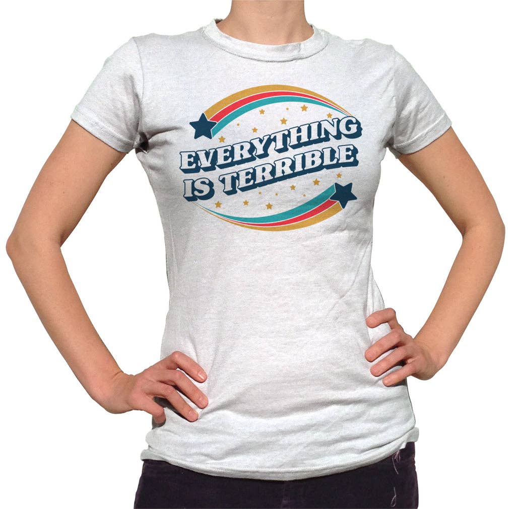 Boredwalk – wholesale Screen printed t-shirt – Women′s – Women's Everything is Terrible T-Shirt0