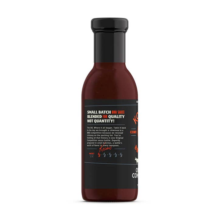 Kosmos Q - Wholesale BBQ Sauce - Competition BBQ Sauce Bottles (Case of 15)