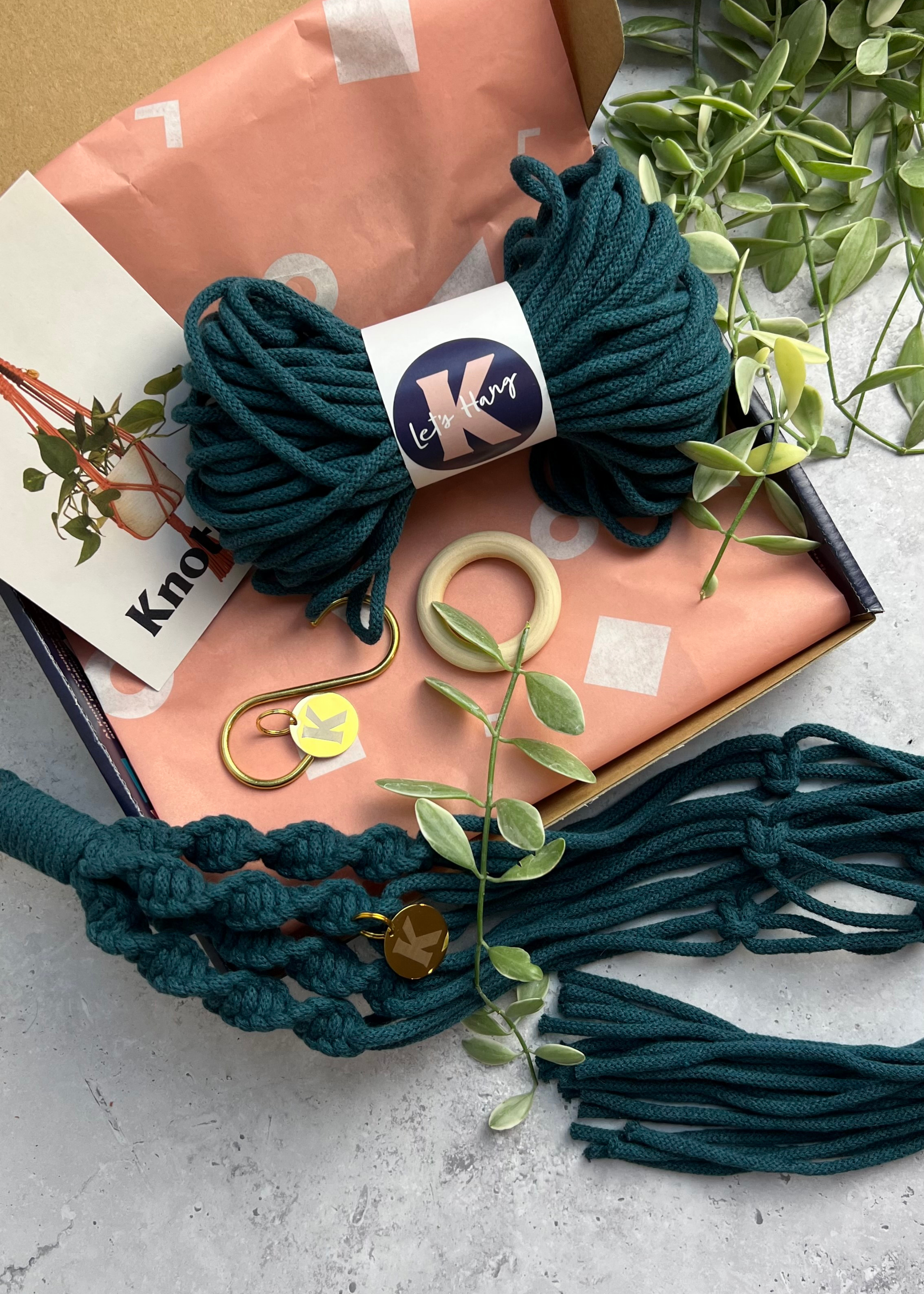 Knotted - Wholesale Doe-het-zelf-knutselset - Maak je eigen Macramé planthangerkit6