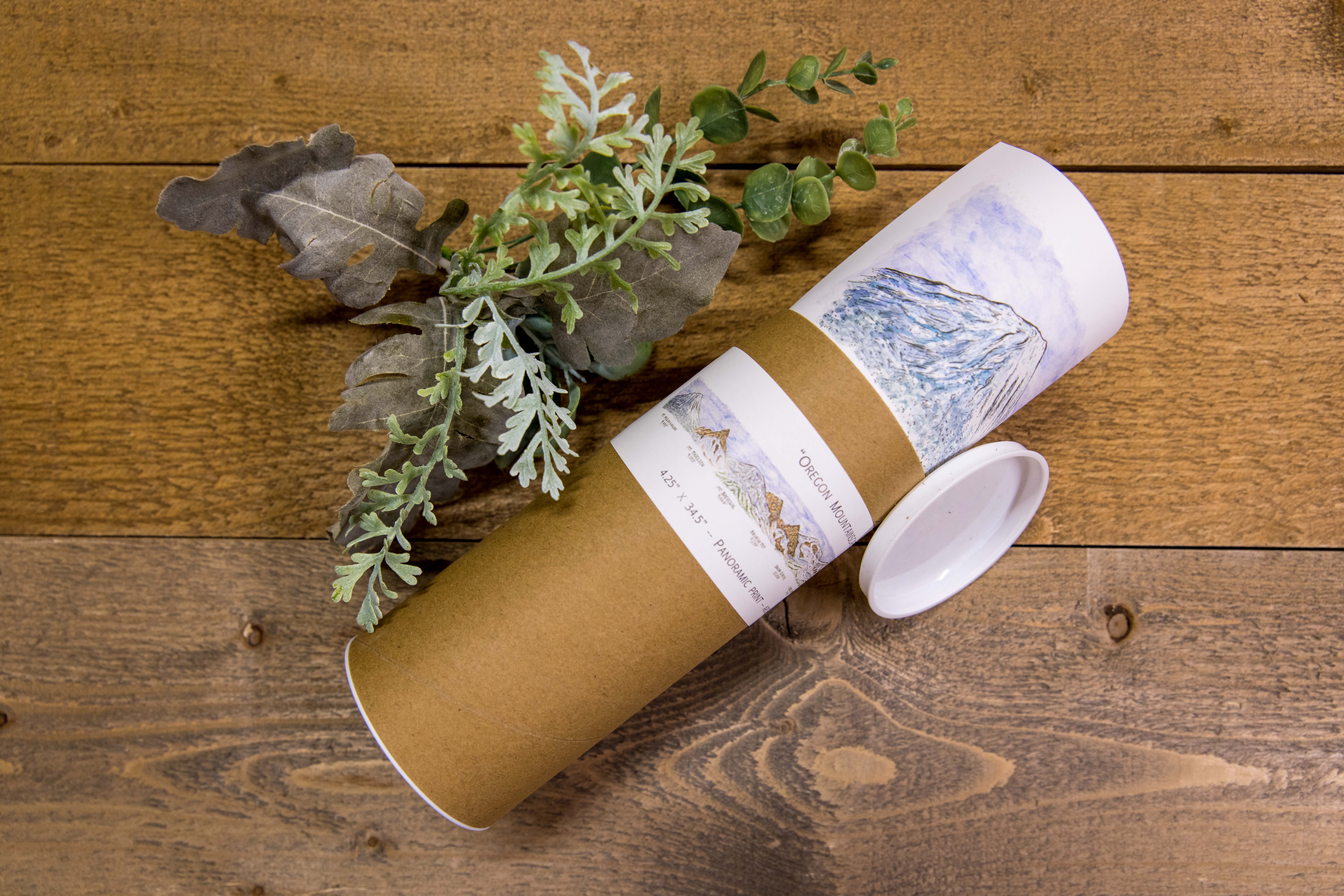 Hiker Booty - Wholesale Art Print - Oregon Mountainscape1