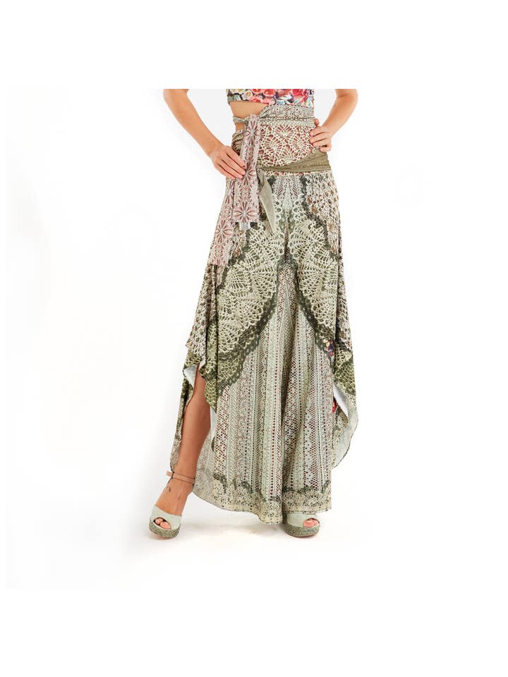 IPNG Design - Vente Pantalon – femme - Pantalon d'été drapé - Feelin Bloomy