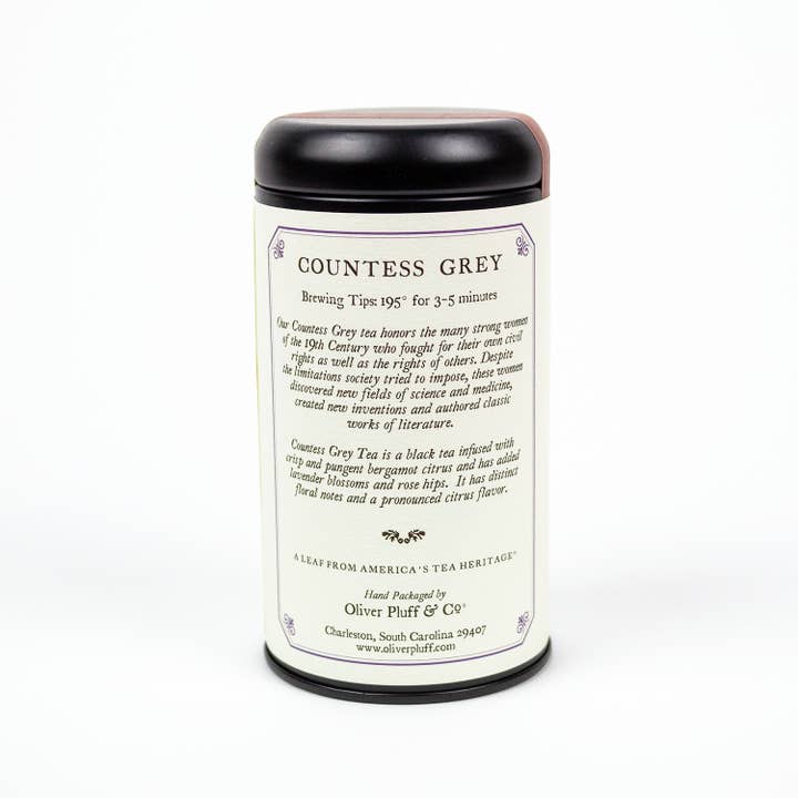 Oliver Pluff & Company - Wholesale Loose Tea - Countess Grey Tea - Loose Tea in Signature Tea Tin3