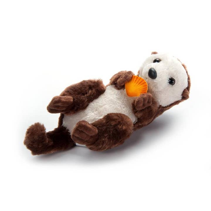 The Petting Zoo - Wholesale Stuffed/Plush Toy - Kids & Baby - Scoopz Sea Otter w/shell Small 8" (21cm)