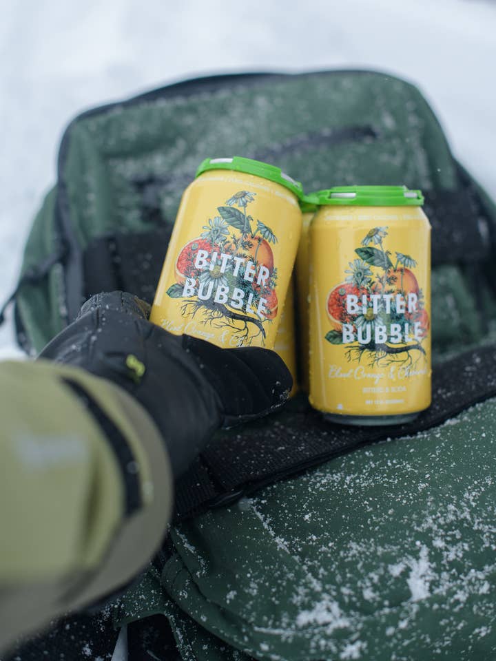 Blood Orange and Chamomile 4-pack for wholesale by Bitter Bubble