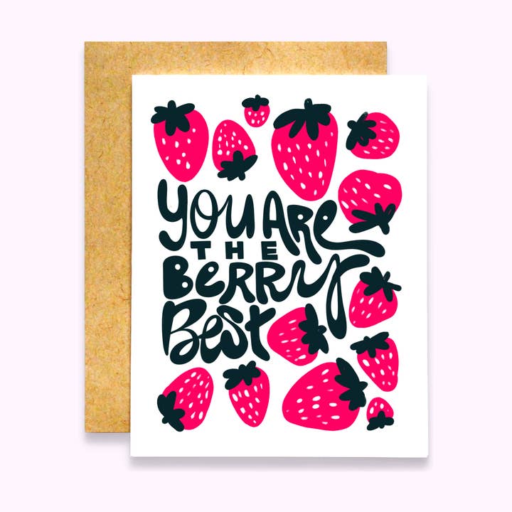 You Are The Berry Best Card for wholesale by Raven + Unicorn