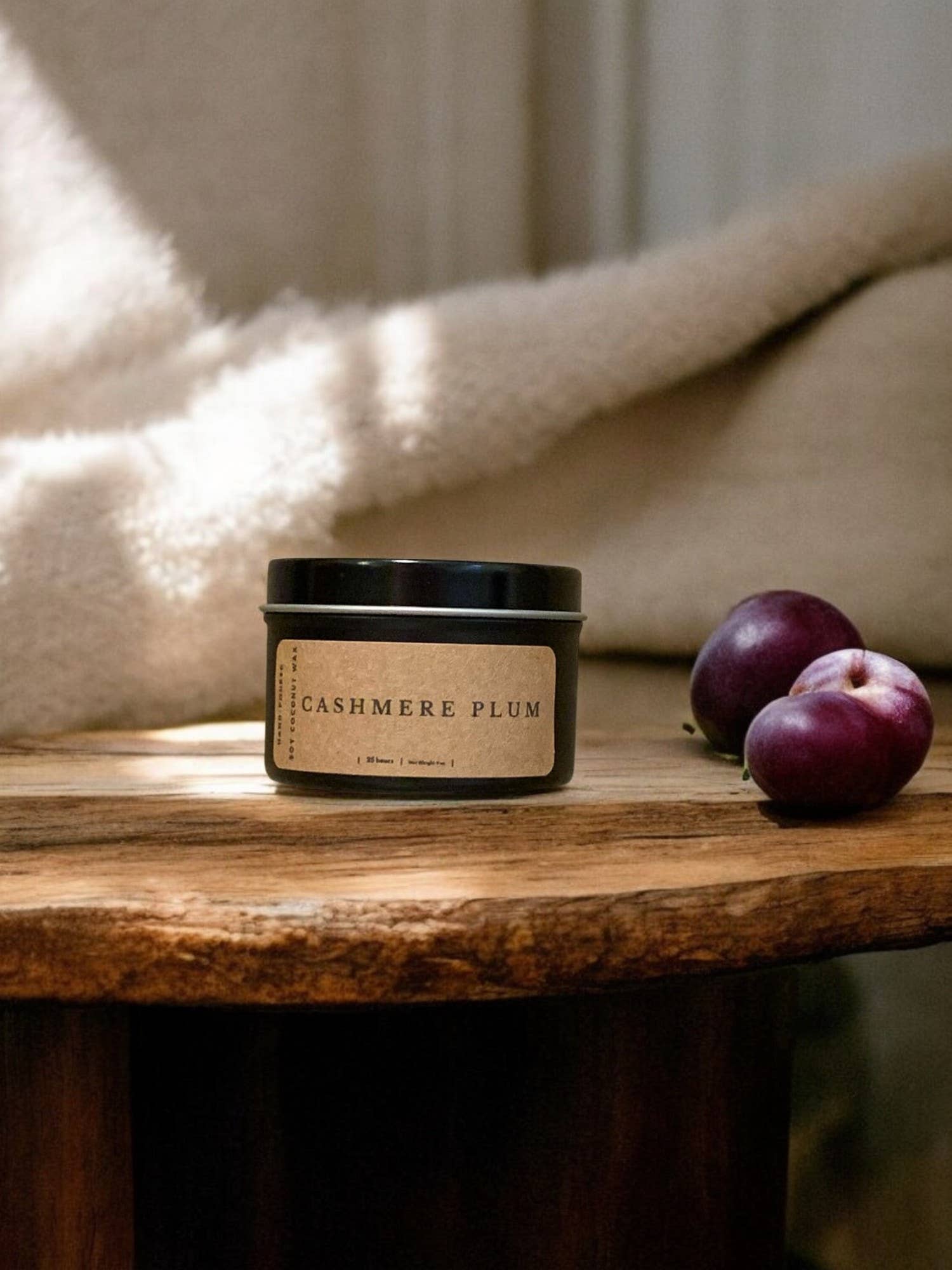 Wisconsin Candle Company - Vente Bougie en bocal - Cachemire Prune2