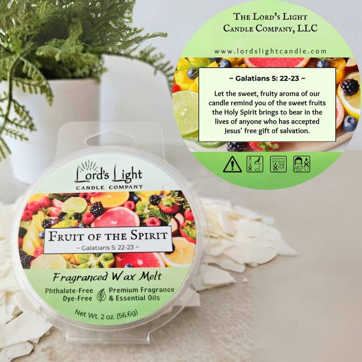 Lord's Light Candle - Wholesale Wax Melt - Highly Fragranced Faith-Based Wax Melt11