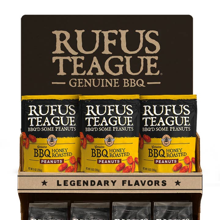 Rufus Teague - Wholesale Retailer Display - Food & Drink - Rufus Store In A Box - Display w/ 54 units0
