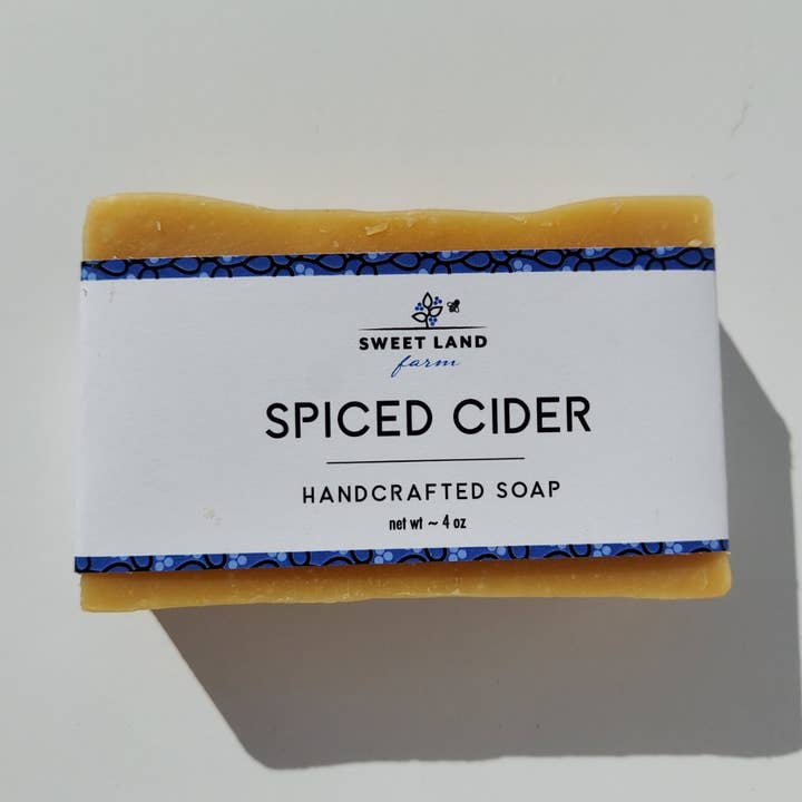Handmade Goat Milk Soap - Spiced Cider Scent for wholesale by Sweet Land Farm LLC