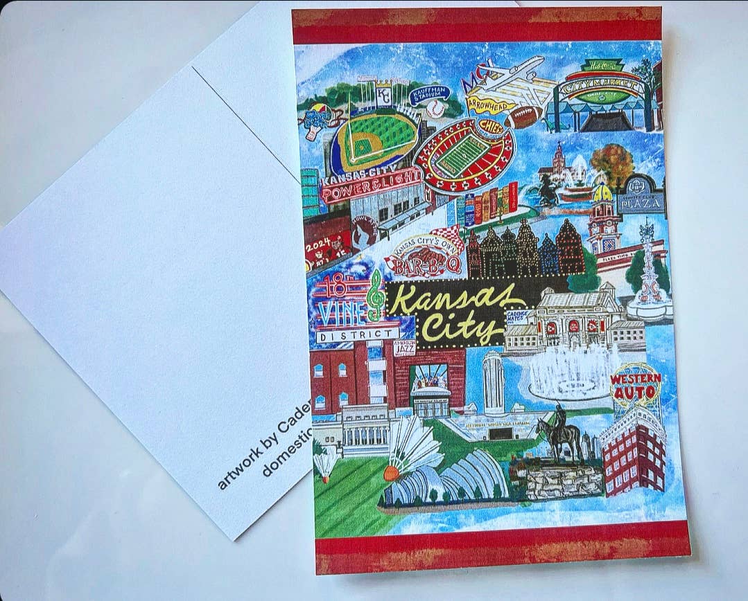 Domesticadence - Wholesale Postcard - Hand-Drawn Kansas City Sites Postcards2