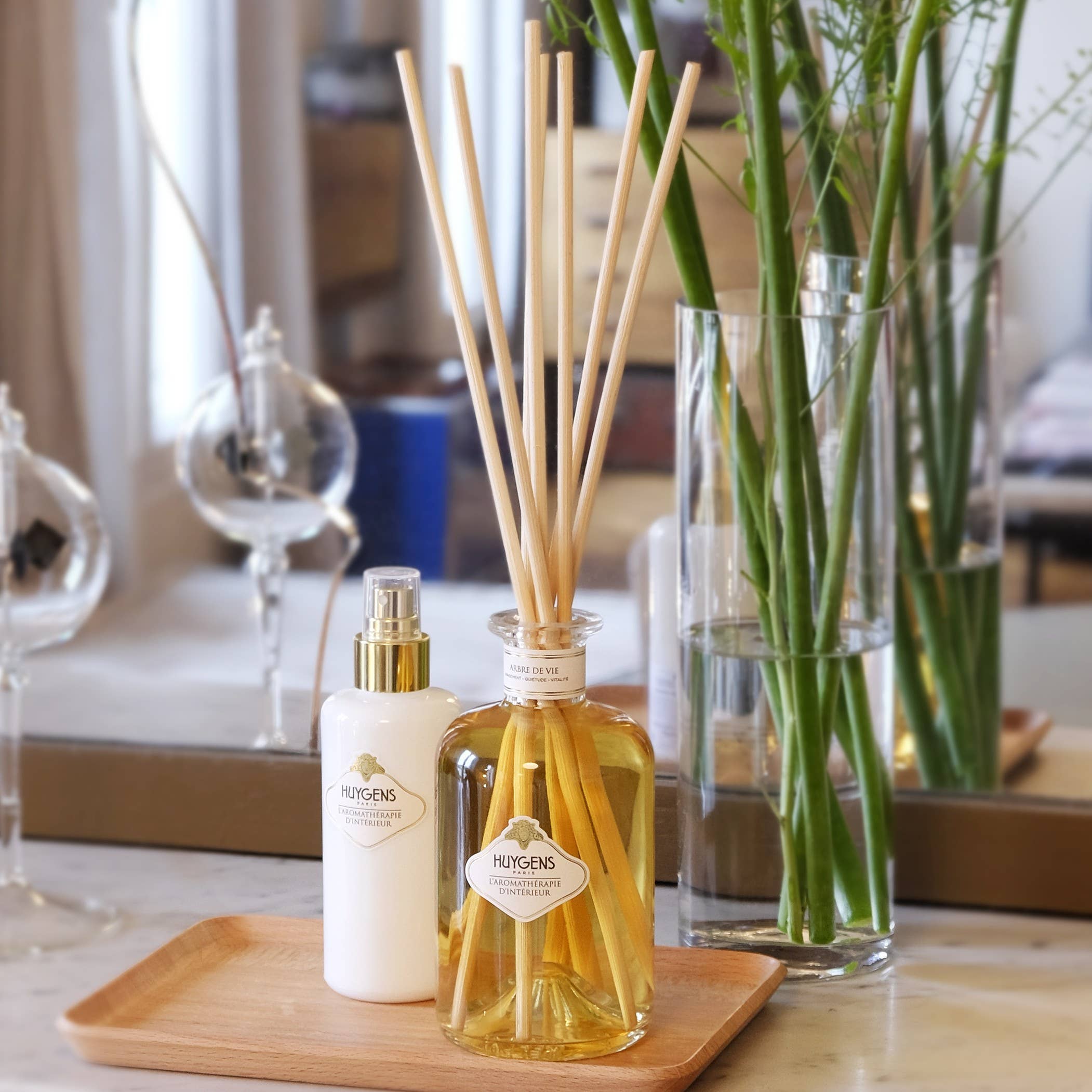 Huygens – wholesale Reed diffuser – THE PINK WOOD STICK DIFFUSER2