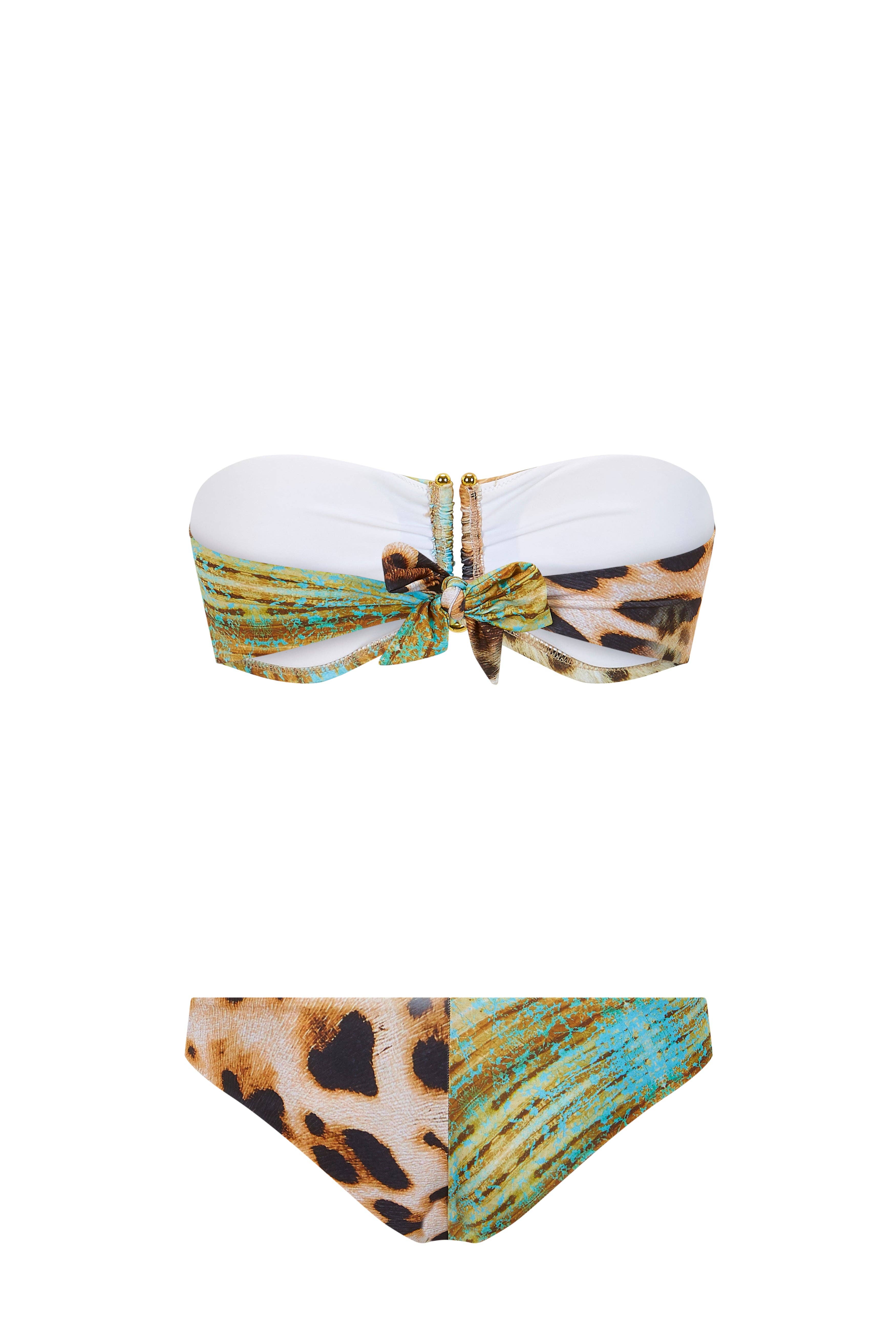 Mavele Swimwear – wholesale Swim bottoms – Women's – Leopard Whipray Reversible Bikini Bottom1