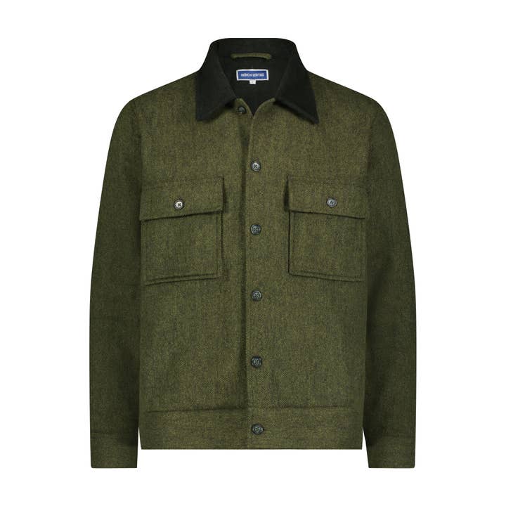 Herringbone Trucker Jacket for wholesale by American Heritage