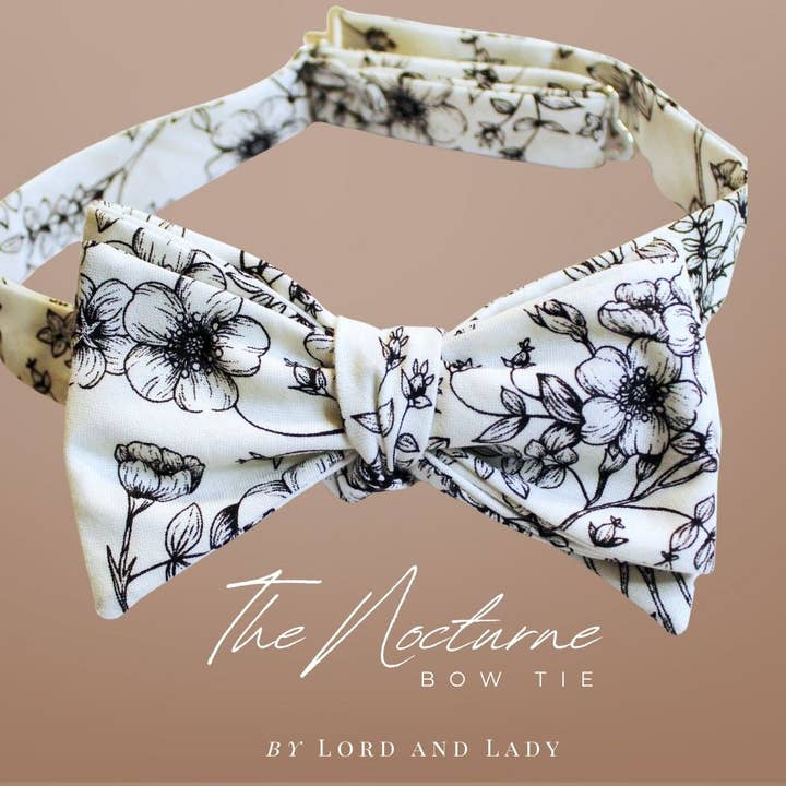 The Nocturne Bow Tie for wholesale by Lord and Lady